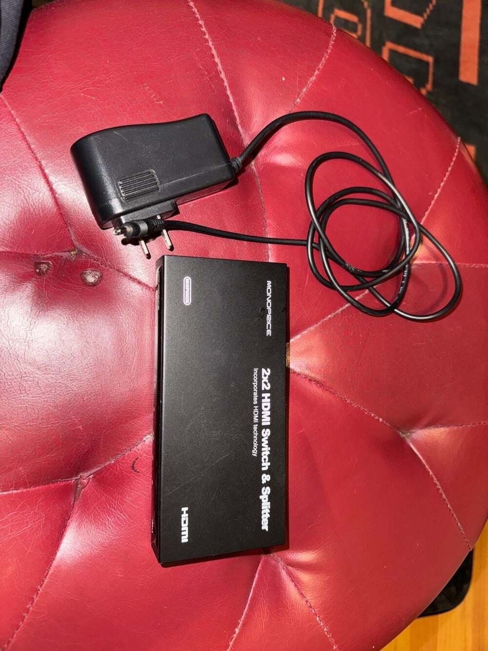 Monoprice HDMI 5x1 Switch HDX-501 w Built-in Equalizer + Remote/Power/Manual/Box